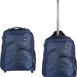 Polyester 40L Trolley Heavy Designer Backpack (Navy Blue, Hard, In-Line Skate)-30