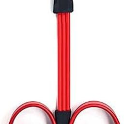 Athlian Rubber Tummy Trimmer for Men & Women, Heavy-Duty Rubber for Effective Core Training, Full-Body Exercise, Red-12