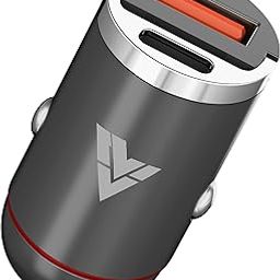 DR VAKU® 65W Car Charger Fast Charging Dual Port Type C PD PPS 65W + 18W QC 3.0 USB Car Mobile Laptop Adapter for iPhone 16/15/14/13 etc., Samsung All Series, Tablets, & Android Smartphones- Grey-image-53