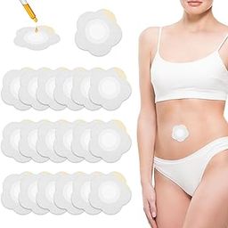 30Pcs Castor Oil Pack Wrap,Castor Oil Patches For Belly Button Castor Oil Pack Reusable Abdominal Sesame Oil Bag Easy For Daily Use Breathable Packaging (Excluding Oil)-picture-19