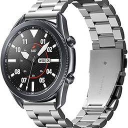 Spigen Modern Fit Strap Band for Samsung Galaxy Watch3(45mm), Galaxy Watch(46mm), TicWatch Pro, Gear S3 Frontier/Classic, other 22mm strap watches, Durable Elegance&Modern Aesthetic - Silver-picture-11