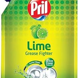 Pril Lime Liquid Dishwash Gel - 850ml Pouch | Dish Cleaning Liquid Gel with German Technology - Active Power Molecules Leaves No Residue, Grease Cleaner For All Types of Utensils-image-10