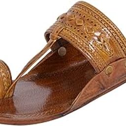 STEPFOX Leather Kolhapuri Chappals for Men | Stylish And Comfortable Handmade Leather Slipper, Kolhapuri's Chappal for Mens-image-21