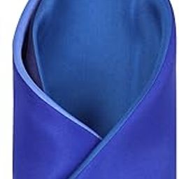 Men's Polyester Blue Print Formal Pocket Square, Free Size-picture-25