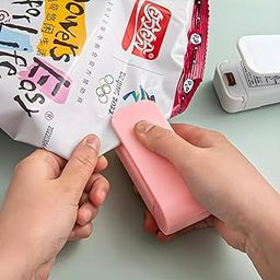 ORACLE MART Portable Heat Sealer Mini Sealing Machine for Food Storage Vacuum Bag, Chip, Plastic, Snack Bags, Package Home Closer Storage Tool (Multi)-picture-9