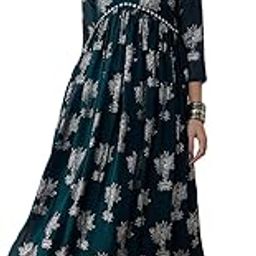 Women Rayon Alia Cut Kurta And Palazzo Set-50
