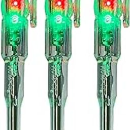 Inditrust 3pc Electric Tester Pen for Electric current Testing, Voltage Tester Detector-23