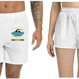 Unisex Regular fit 'Swimming | to Swim or not to Swim There is no Outside' Polyester Shorts [Size S/28In to XL/40In]-image-96
