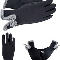 FIRMED STRING Woolen Winter Warm Cozy Gloves (With Mobile Screen Touch) for Women's & Girl's_Free Size-64