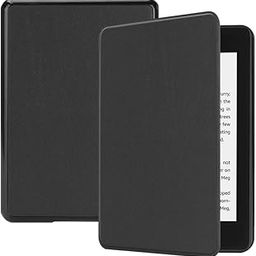Robustrion Hard Back Flip Stand Case Cover for All-New Kindle 2022 Release 6 inch 300 ppi 11th Generation Cover [Will Not Fit Paperwhite] - Black-picture-27