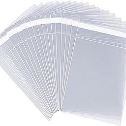 LEOSINDA 50pcs 10 X 13" Clear Resealable Cellophane Bags Treat Bags Cookie Bags Cello Candy Bags Self Sealing Adhesive Gift Wrap Plastic Small Business Packaging 1.3mil-image-39