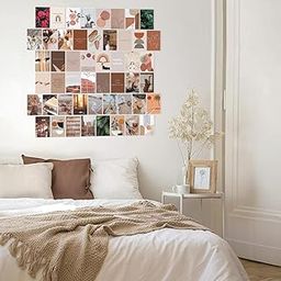 Decology 50 Pieces Wall Art Peel-N-Stick-Wall Collage Kit| Aesthetic Room Decor items | Wall Decoration Posters Aesthetic Wall Decor | Self Adhesive Wall Posters (4 X 6'')-image-79