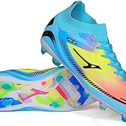 Peg-40Semi Ankle Flexible & Ultra Light Weight Football Boot for Men&Women, Glass Stud Football Shoe-image-13