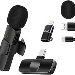 MAYBESTA Divine Wireless Lavalier Omnidirectional Microphone System Vlog for Type-C Android & iPhone,Plug and Play,Noise Reduction,No Need APP & Bluetooth (K8 Mic)-28