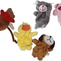 SECRET DESIRE Set of 5pcs Finger Puppets- The Little Red Hen-image-73