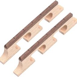 THE STYLE SUTRA ® 2pcs 5 String Banjo Rosewood Bridge for Banjo Replacement Parts| Guitars & Basses | Parts & Accessories | Guitar Parts | Bridges-image-3
