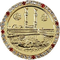 makka madina gold platad coin-image-7
