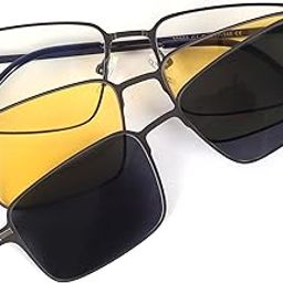 Stylish Magnetic Clip-On Sunglasses for Men and Women | Polarized UV Protection | Detachable Eyewear | Anti-Glare Clip On for Driving | Fashionable Shades-image-18