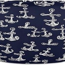 Nander Cartoon Ship Anchor Large Sized Round Storage Basket Collapsible Kids Baby Laundry Basket Children Nursery Bedroom Dirty Clothes Hamper Storage Bin Toy Organizer-image-80