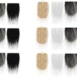 Bnf® Faux Fur Fabric Gnome Beard Costume Clothing Party Supplies Toy Dwarf Crafts|Crafts | Fabric| Fabric|24 Pieces Faux Fur Beard-picture-24