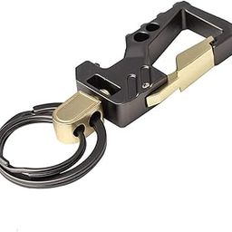 Key Chain Double Ring Hook with Bottle Opener zinc Alloy and Stainless Steel, Key Ring Clip, Car Keychain Clip, Bottle Opener Key Ring for Car, Bike and Other-26