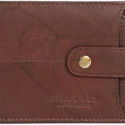 Men's Two Fold Zipper Leather Wallet | Leather Men Wallet (Choco Brown)-1