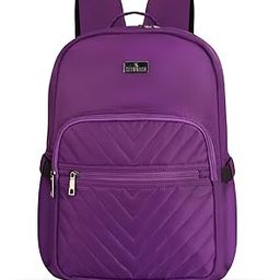 Women's Laptop Backpack for Office, College, Travel | Polyester Material | Fits 15.6 Inch Laptop | Ethereal Collection - Black colour-image-49