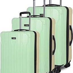 Fusion Small Cabin,Medium & Large Check-in Suitcase | 55 Cm,66 Cm & 75 Cm| 360 Degree 8 Wheels Number Lock Polycarbonate Yellow|Green Trolley Bag | Luggage for Travel - Pack of 3-picture-36