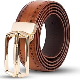 CASTLE BROGUE PROFILE BELT | Crust leather (Hand-painted) Modern Style Mens Multi Size belt-image-87