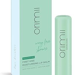 Orimii First Kiss Lip Balm for Moisturizing Dry Lips | Light, Non Sticky & Nourishing Lip Balm | Fragrance & Colour Free - Safe For Mom & Baby-15