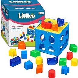 Little's Shape Sorter Cube | Shape Sorter Toys for Kids | 24 Multi-Color Shapes | Toddler Activity Toys for 1 Year Old+ | Baby Toys | Helps Develop Motor & Reasoning Skills | Kids Toys-12