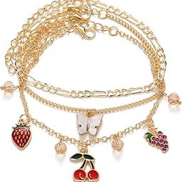Stylish Gold Plated Multi Strand Bracelet Jewellery For Women (CT-ANKTT-5300)-12