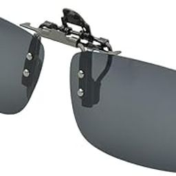 Polarized Clip-on Flip up Sunglasses Unisex Attachment Sunglass UV Protection Sunlight Anti-Glare Driving Fishing Outdoor Glasses-image-4