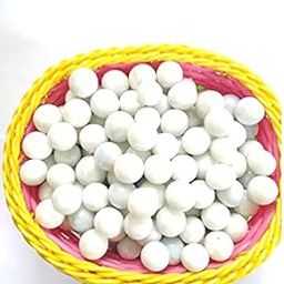 Artifii Decorative Glass Marble Kanche Pebbles for Decoration & Kids Playing Kanche/goli Glass Marbles(White 950 Gram) Artifii_Kanche_950 White-18
