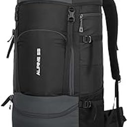 ALPINE 55 Liter Travel Backpack Front & Top Loading Camping Rucksack Hiking Trekking Bag for Men & Women, SHK007-image-10