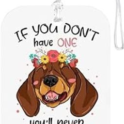 TPJ Handmade Resin Customized Luggage ID Tag with Pet Name Dog Cat Photo, Cute Personalized Travel Bag Identifier Label, Travel Accessories Gifting - If You Don't Have One You'll Never Understand-image-75