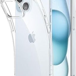 Case for iPhone 15 Silicone Case Clear Transparent Shockproof Scratch Resistant Protective Phone Soft Silicone Slim Cover for iPhone 15 (Transparent)-24