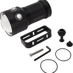 Haofy Diving Flashlight, Shockproof IPX8 Waterproof 10000LM Aluminum Alloy Underwater Video Light Professional for Diving-11