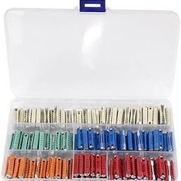 MERISHOPP® 200Pcs European Car Fuses Torpedo Type Auto Fuse Assortment Kit 5A-25A-image-19