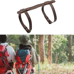 CALANDIS™ Blanket Carry Strap for Bundling and Storage Sturdy Motorcycle Bedroll Strap Dark Brown | Afghans & Throw Blankets | Home Dacor-image-29