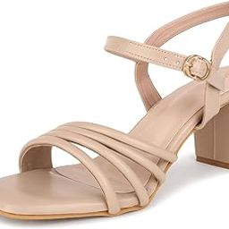 Women's Ankle Strap Block Heels Sandals| Fashionable Sandals for Women & Girls | Light weight, Soft Footbed, Comfortable & Stylish - (47066)-picture-31