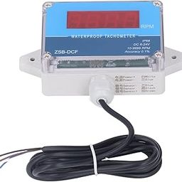 Motor Tachometer Speed Meter Sensor IP68 LED Digital Display DC 8V24V High Accuracy Real Time Data View for Ship Wind Power Machine-image-38