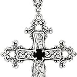 Gothic Cross Necklace, Gothic Necklace, Goth Necklaces, Y2k Necklaces, Vintage Necklace, Cross Necklace for Women, Hallowenen Necklace, Christmas New Year Jewelry Gift for Women-image-8