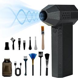 Jet Dry Blower, Jet Dry mini Blower, Electric Air Duster, Jet Fan 120000 RPM Wind Speed, Jet Blower car Dryer for Car,Cleaning, Camping.-47