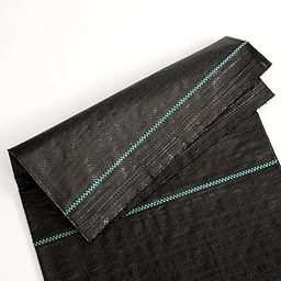 Singhal Premium Garden Weed Control Barrier Sheet Mat 1.20 Meter (4 Feet) x 5 Meter, Landscape Fabric 110 GSM Heavy Duty Weed Block Gardening Mat for Gardens, Agriculture, Outdoor Projects (Black)-image-41