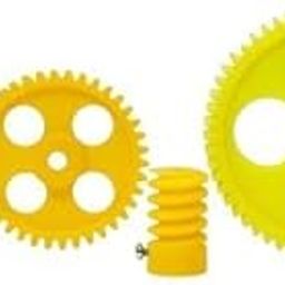 A.D TECH 4pcs Yellow Plastic Gear 56 Tooth + 38 Tooth + 26 Tooth + 6 Tooth Combo (YELLOW)-image-64