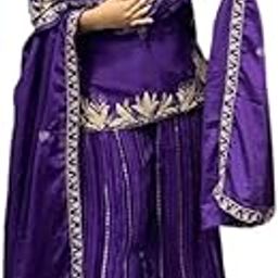 VIKKUTEXWOMEN'S Art Silk FullStiched (SF261205-XXL SIZE Purple XXL)-image-16