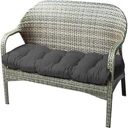Durable Indoor Outdoor Garden Patio Bench Seat Cotton Filled Cushion & Balcony Bench Pad For Loungers Garden Furniture Patio Loveseat Back Seat Pad For Sitting Pack Of 1 (18 X 50 In. Grey)-17