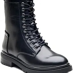 michael angelo Lace-Up Combat High Ankle Boot for Women-picture-36