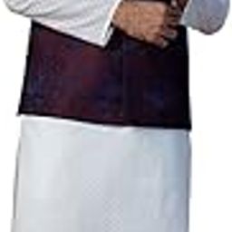 Men's Brocade Sleevless Nehru Jacket-image-43